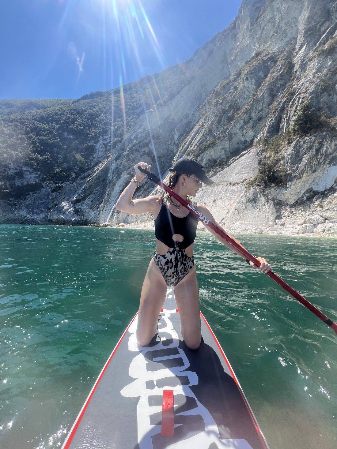 Stand-up paddling the coast