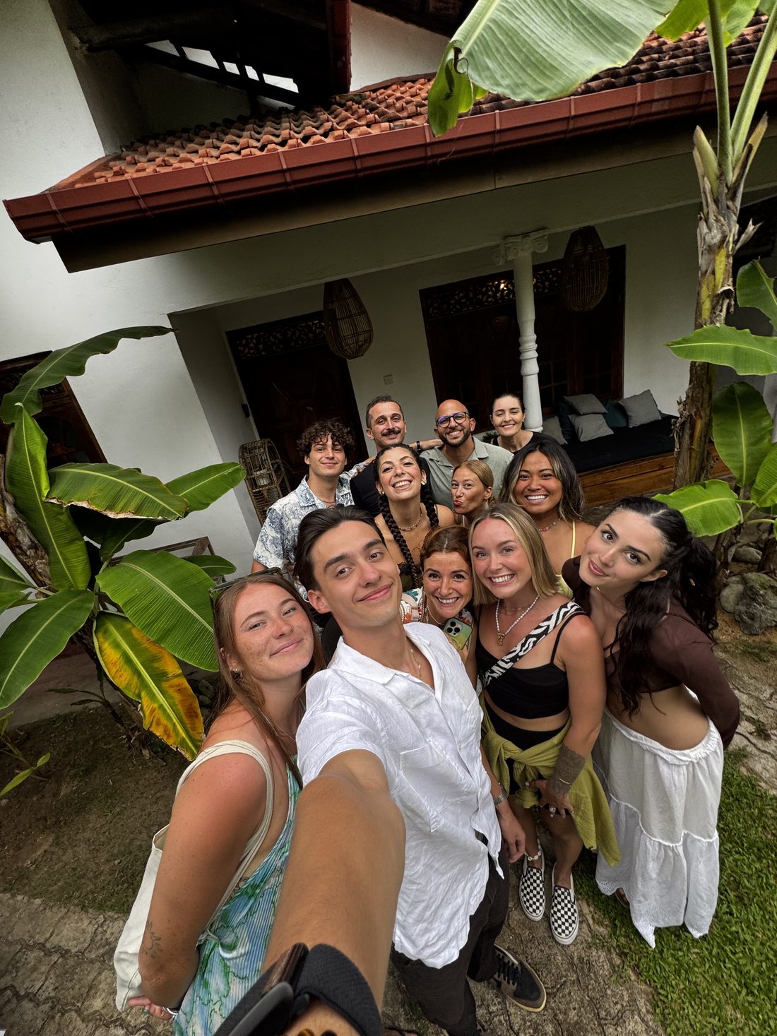The retreat family together