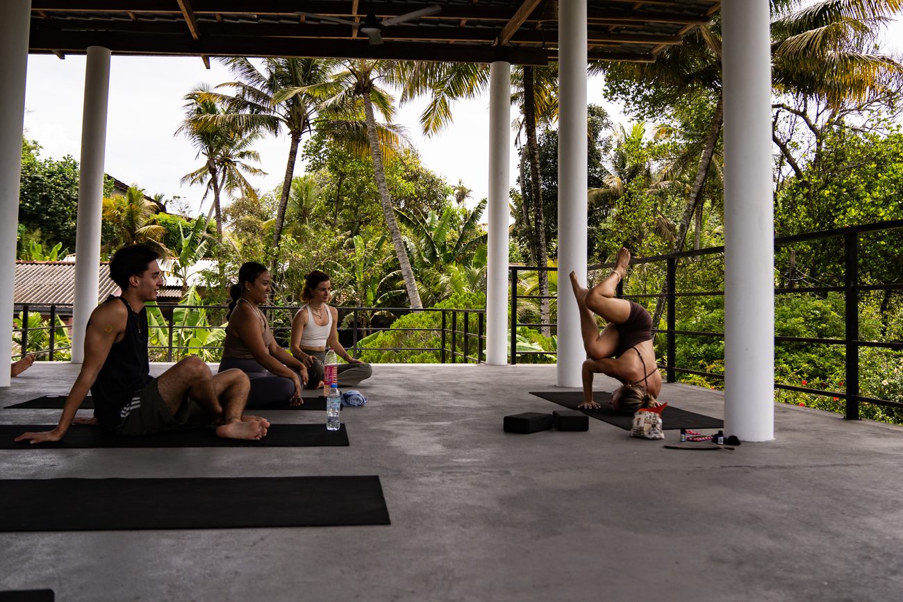 Restorative yoga and stillness